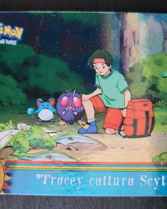 Pokémon Topps - OR14 Tracey cattura Scyther holo