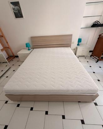 Struttura letto matrimoniale moderna 160x200 cm
