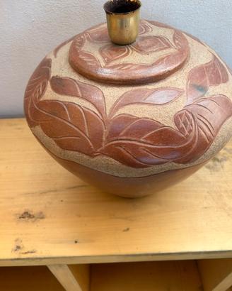 Base lampada in terracotta