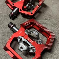 Pedali doppia funzione flat spd mtb gravel