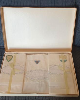 Lenzuola Matrimoniali Vintage Anni '60 in Puro Lin