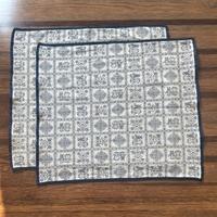 Tovagliette all’americana bianco e blu