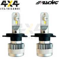 Kit conversione lampade led h4 5000 lumen 12v 24v