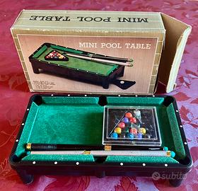 Mini Pool Table completo di scatola originale