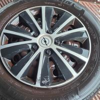 Ruote cerchi di ferro gommati 185 65 R15 5x110