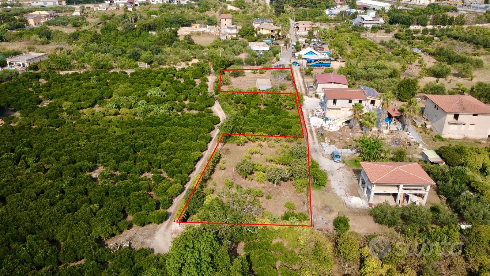 Terreno con magazzino a Partinico, Cda San Carlo - Vista 2