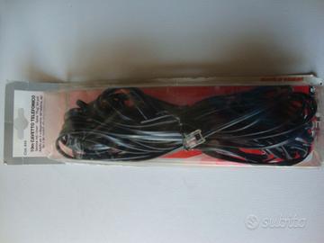 CAVO TELEFONICO MT. 10 NERO