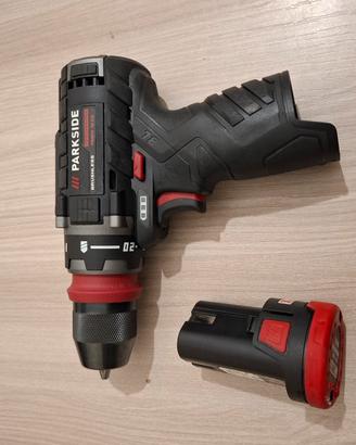 Trapano Parkside Performance C3 + batteria 2Ah