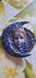 Maschera stile veneziano viola