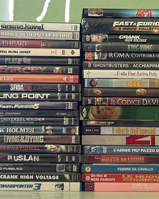 Set di 74 dvd di vario genere