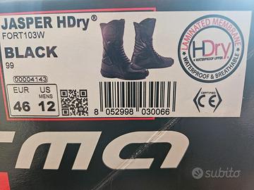 Stivali da moto impermeabili numero 46