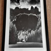 Quadro Fotografia con Cornice Dolomiti Colfosco