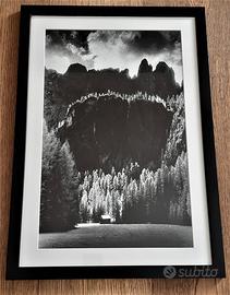 Quadro Fotografia con Cornice Dolomiti Colfosco