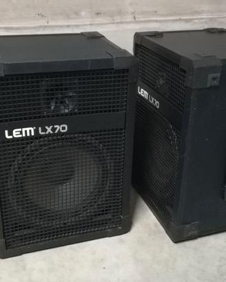 Lem LX70 coppia casse passive