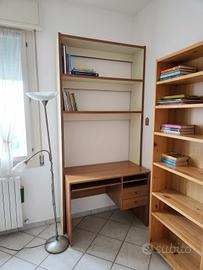 Libreria a ponte e scrivania 1.15 x 2.50x 0.30