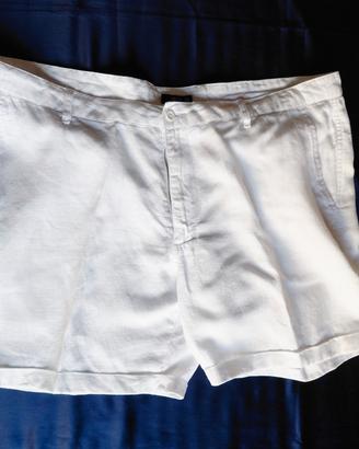 Pantaloncino puro lino tg 56