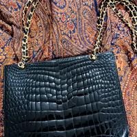 Borsa coccodrillo anni '60