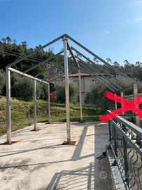 Struttura / TUBOLARI INOX per Tettoia, Gazebo