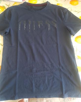 T-shirt uomo Guess blu TG L