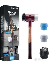 Halder SIMPLEX D60 Mazzuola con 4 Inserti