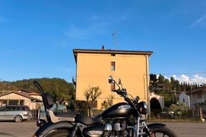 RE Meteor 350 Stellar Black stile Custom 70’