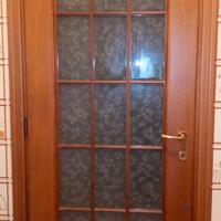 porta legno massello e vetro, Ferrero legno