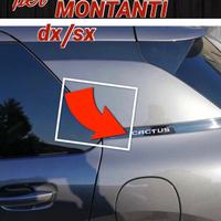 Citroën c4 cactus logo specifico montanti strisce
