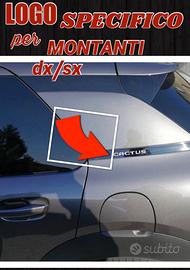 Citroën c4 cactus logo specifico montanti strisce