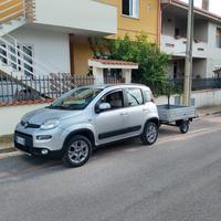 Fiat panda 3 serie 4x4 CON GANCIO TRAINO E CARREL