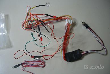 Kit luci di navigazione a led per aereo e elicotte