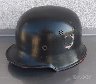 Elmetto guscio tedesco M34 vernice decal originali