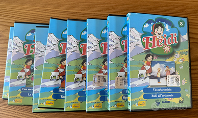 8 DVD originali cartone animato Heidi