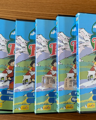 8 DVD originali cartone animato Heidi