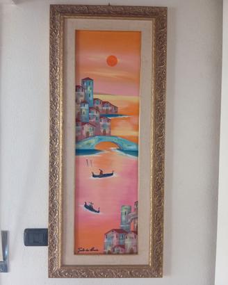 Olio su tela "Venezia" di Paolo Da Norcia