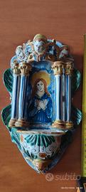 acquasantiera con madonnina 