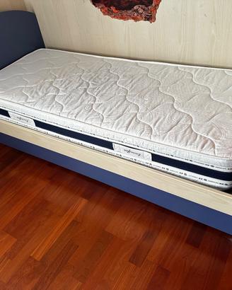 Letto singolo con letto a scomparsa