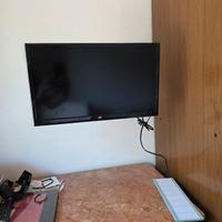 televisione 20 pollici con staffa a muro 