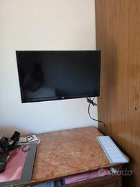 televisione 20 pollici con staffa a muro 