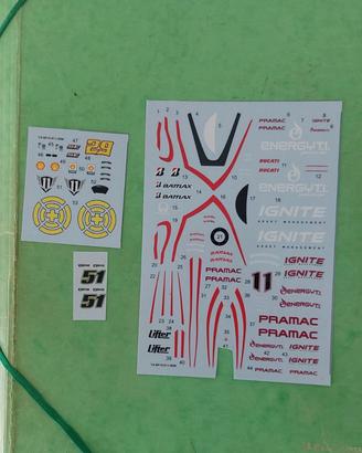 Decals Ducati Iannone 2013 1/12 INCOMPLETO