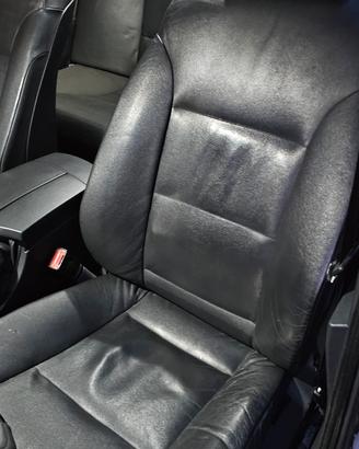 sedili bmw serie 5 E60 Pelle Dakota Nero 