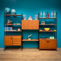 LIBRERIA MIDCENTURY DESIGN SCANDINAVO MOBILE BAR