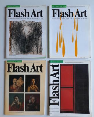 FLASH ART anni 1987, 88, 89, vintage, arte