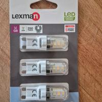 Lampadine LED Lexman G9, vendute in confezione da