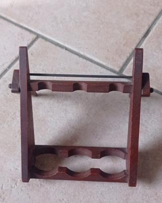 Porta pipe in legno 