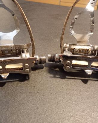Pedali campagnolo record,gabbiette Ale