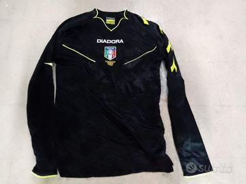 Diadora maglia divisa arbitro FIGC, M nero