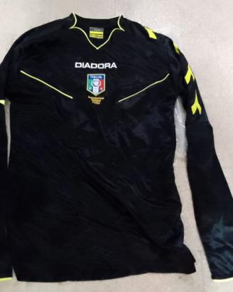 Diadora maglia divisa arbitro FIGC, M nero