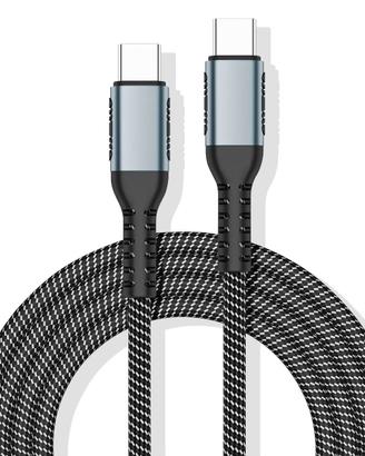 Cavo USB-C 100W E-Marker nylon 1m NUOVO imballato