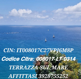 Liguria monolocale vista mare con posto auto