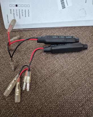  Resistenze per indicatori direzione frecce led